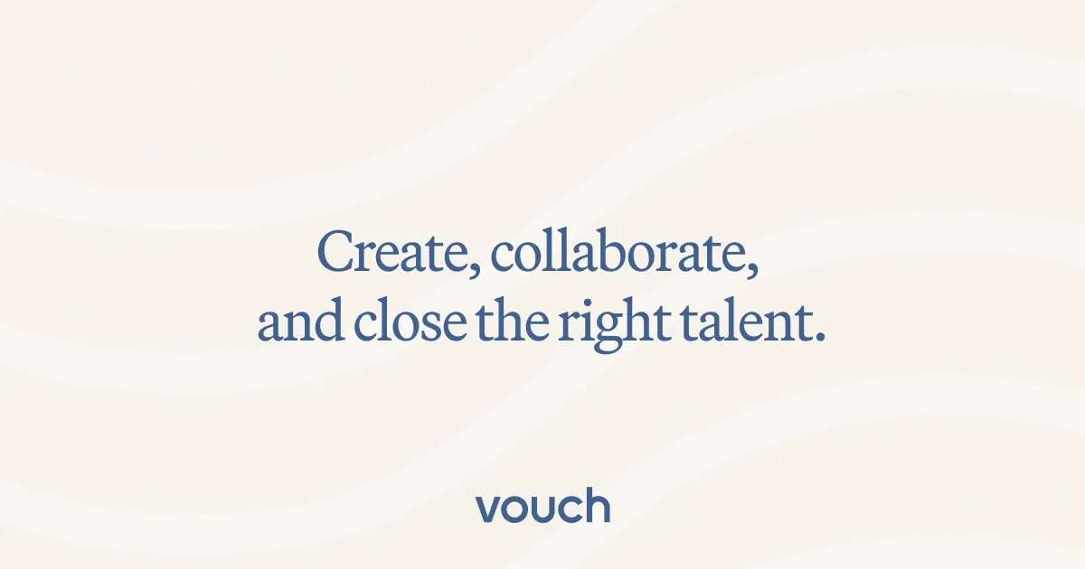 The AI-enabled workspace fortalent teams | Vouch